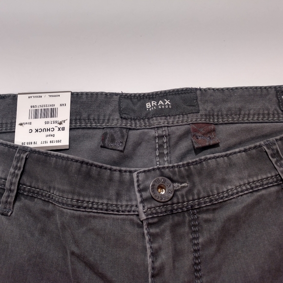 NWT! 😍 Brax Black Covered Pants Modern Fit Chuck - Picture 2 of 10